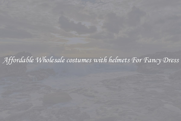 Affordable Wholesale costumes with helmets For Fancy Dress