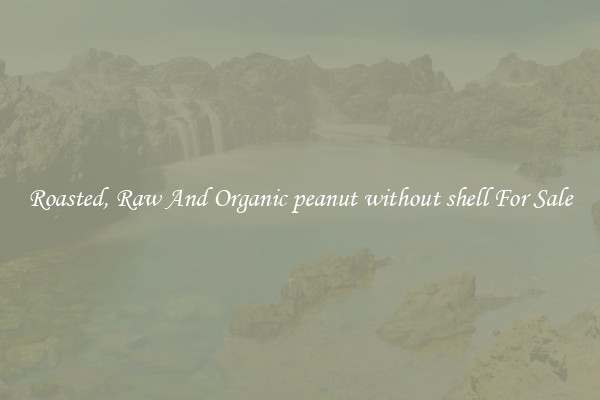 Roasted, Raw And Organic peanut without shell For Sale