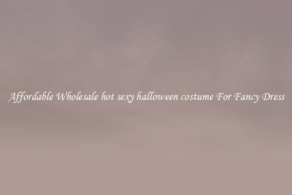 Affordable Wholesale hot sexy halloween costume For Fancy Dress