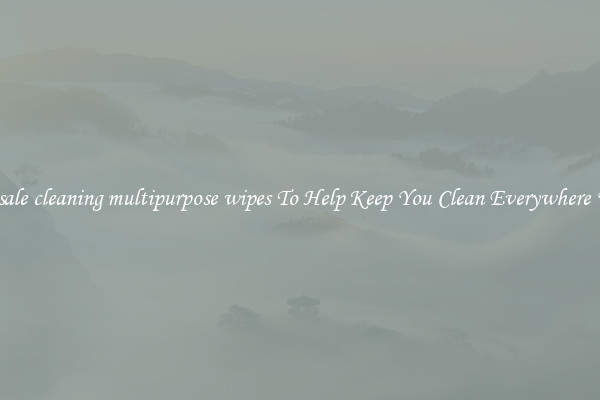 Wholesale cleaning multipurpose wipes To Help Keep You Clean Everywhere You Go