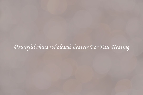 Powerful china wholesale heaters For Fast Heating