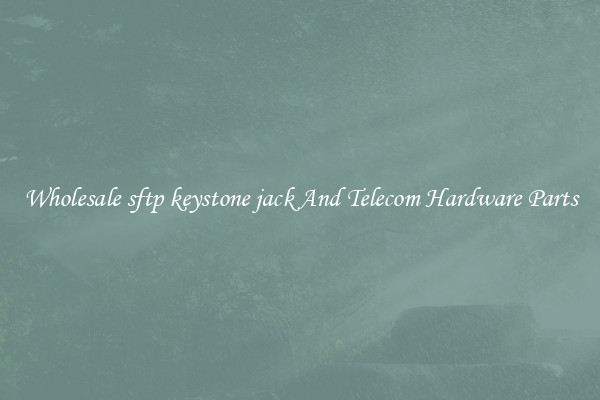 Wholesale sftp keystone jack And Telecom Hardware Parts