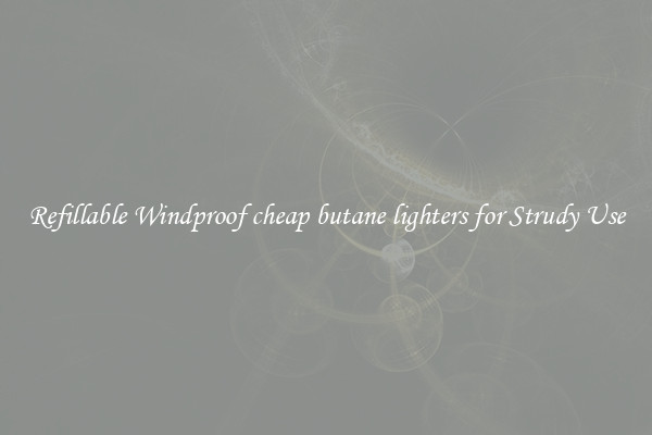 Refillable Windproof cheap butane lighters for Strudy Use
