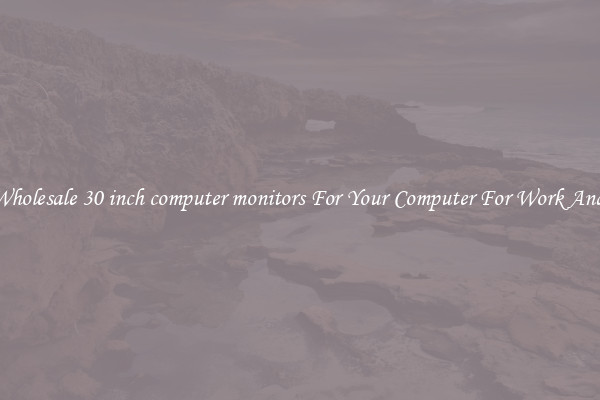 Crisp Wholesale 30 inch computer monitors For Your Computer For Work And Home