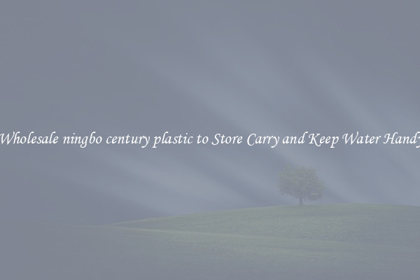 Wholesale ningbo century plastic to Store Carry and Keep Water Handy